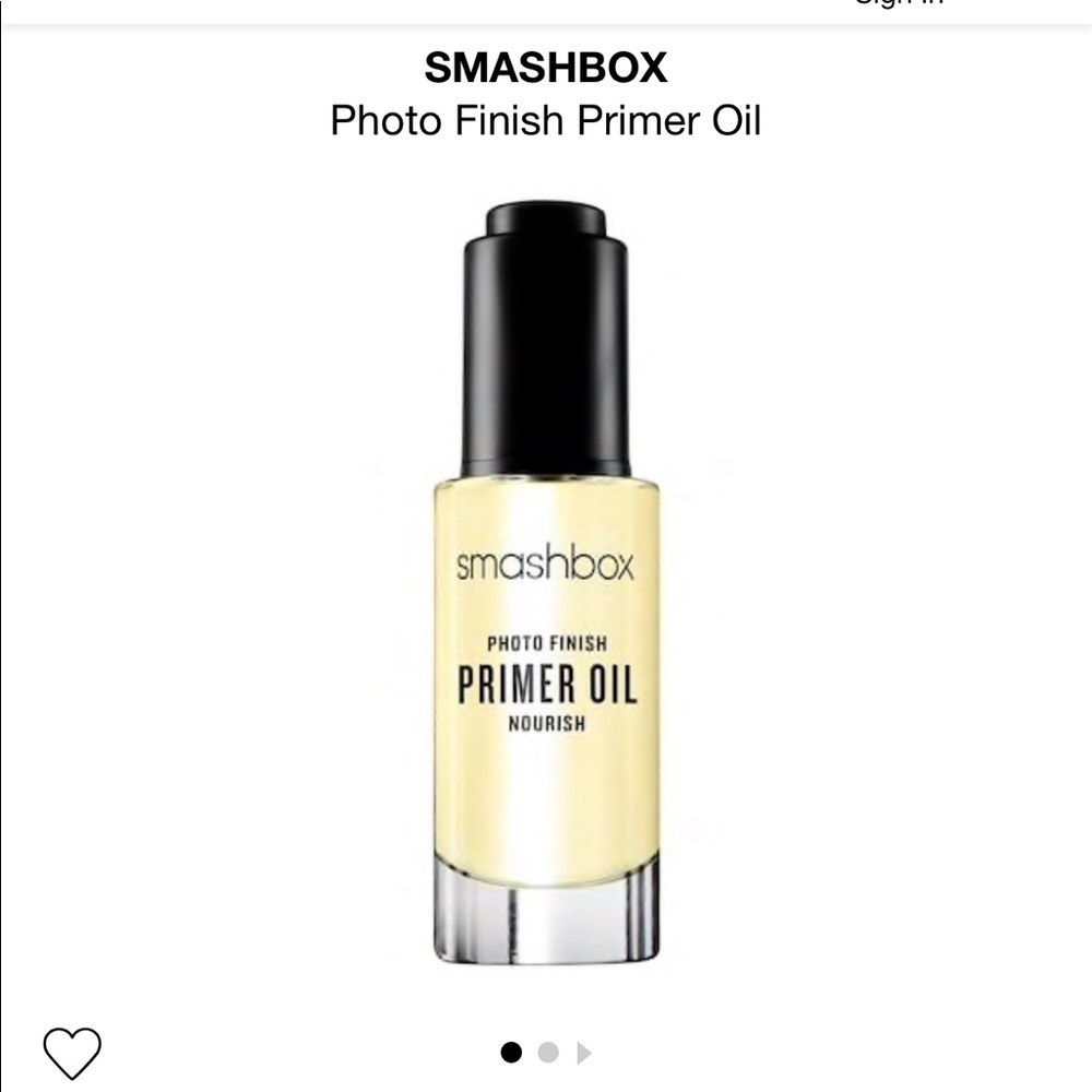 Smashbox Photo Finish Primer Oil - used ONCE!